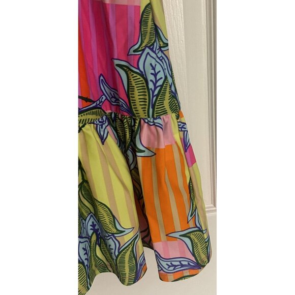 Jude Connally Tierney Mini Dress Women's Medium Lotus Print NEW W/TAGS $248 - Picture 6 of 11